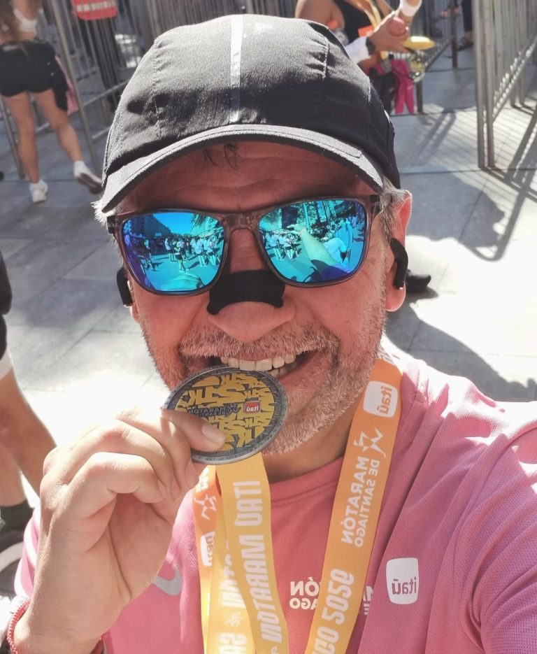 Un Delegado fitness: Ricardo Figueroa se preparó por meses para el Maraton de Santiago